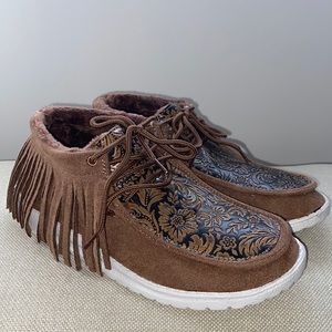 Western Fringe Shoes